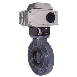 電動(dòng)UPVC塑料蝶閥、UPVC電動(dòng)塑料蝶閥